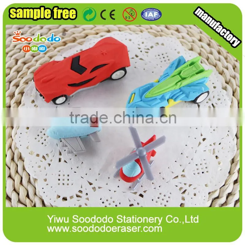 cool racing car eraser rubber made product for boys