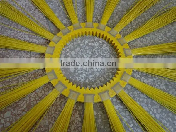 rotary snow sweeper brush making