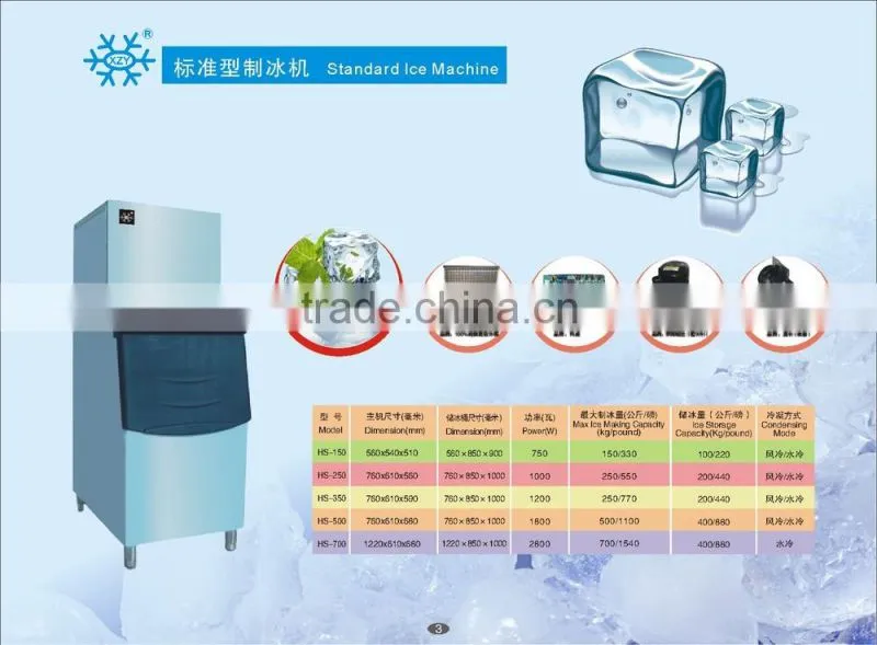2015 CE approved block ice maker machine