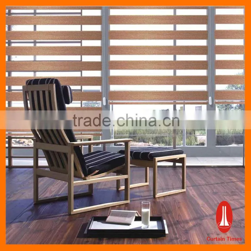 Curtain times custom window blind shades two layer fabric blinds design