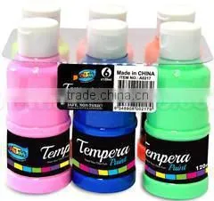 6ct*120ml Tempera Paint A0217,non-toxic,easy to use