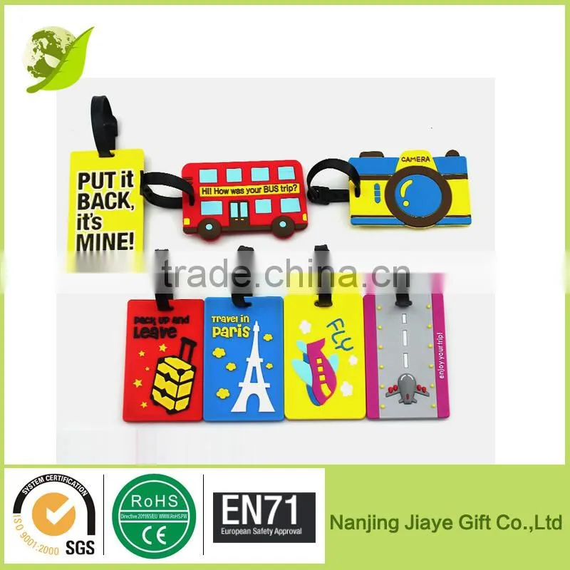 Soft PVC Luggage Tag Travel Tag