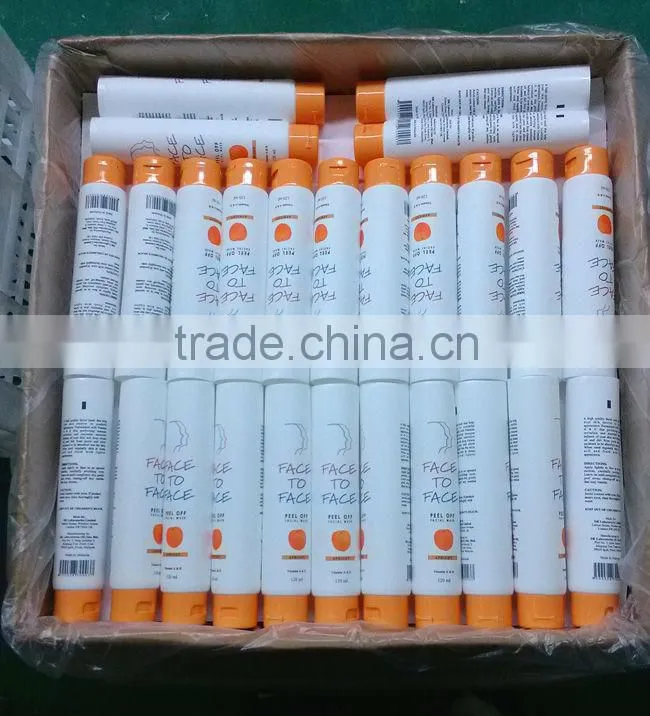 plastic flexible tube with metallized cap,cosmetic packaging tube,lotion tube