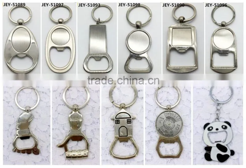 High Quanlity Stainless Steel Custom LOGO Bottle Opener Keychain