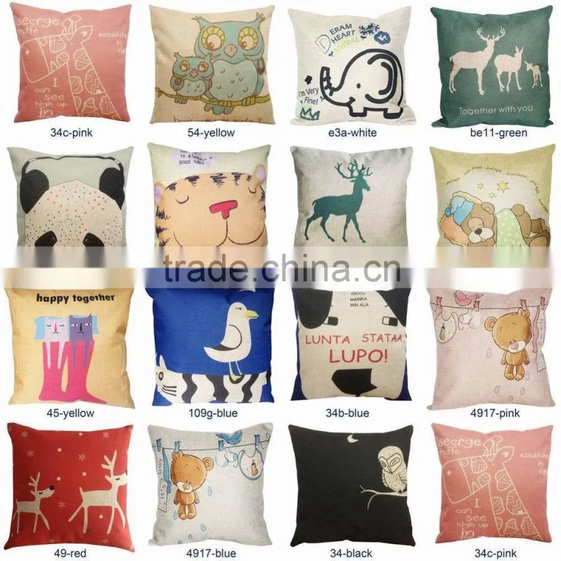 sublimation heat transfer printing pillow cover for DIY