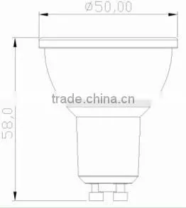 6w cob dimmable mr16 cob led spotlight replace 50w halogen lamp