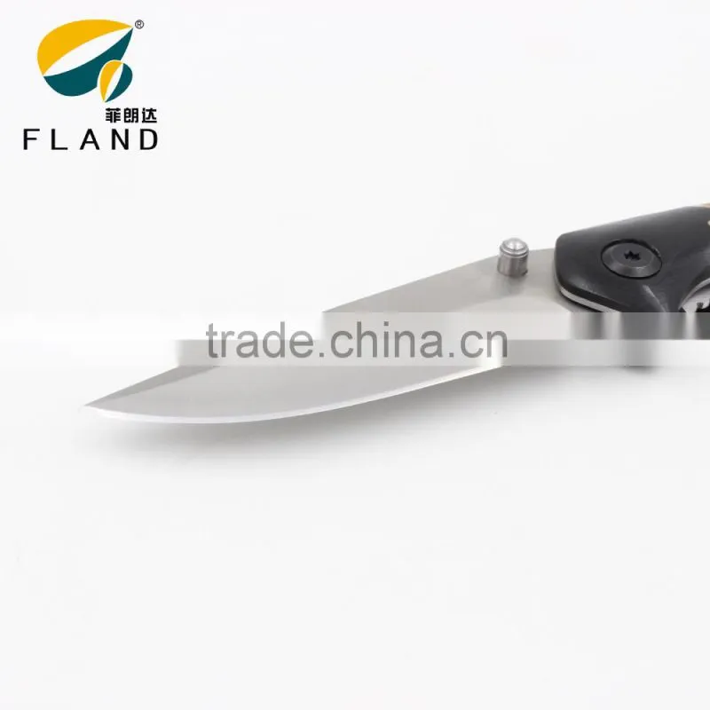 2015 good quality with rose wood handle stainless steel handmade hunting knife