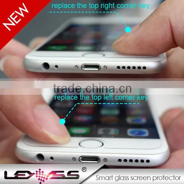 2015 new products best quality smart tempered glass screen protector for iphone 6&plus