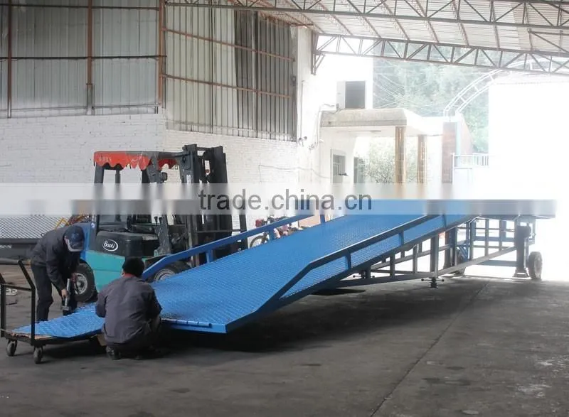 Mobile container loading dock leveler for sale