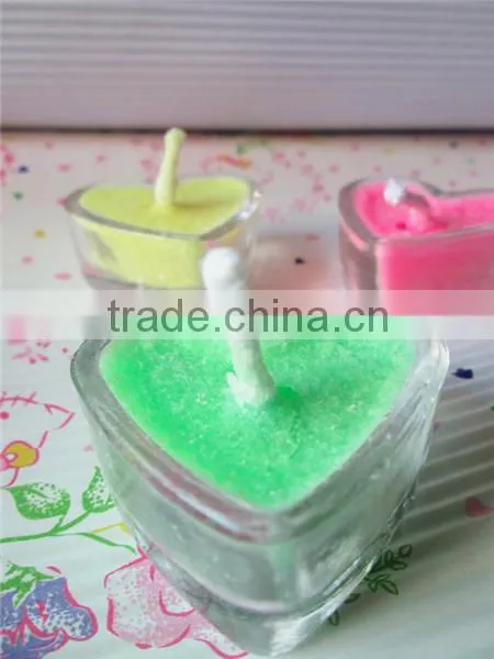 pink flame candle