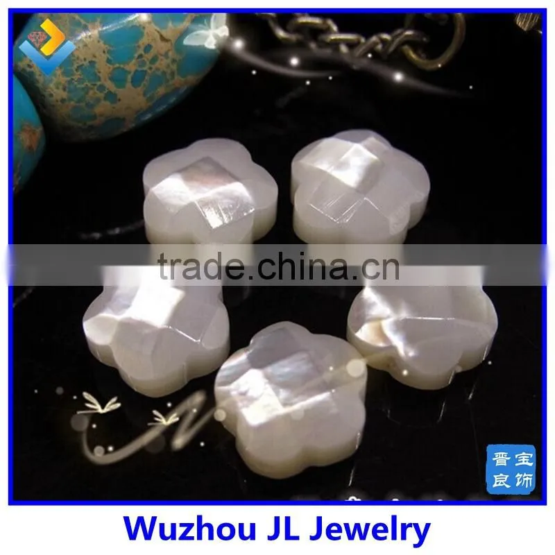 Trending products river shell mother of pearl carved flower for unisex gift!