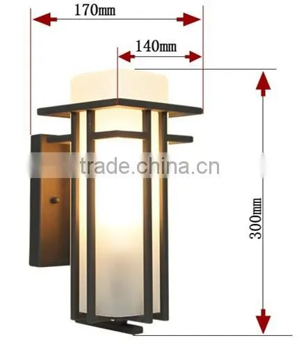 LED fashion indoor and outdoor fixture wall light