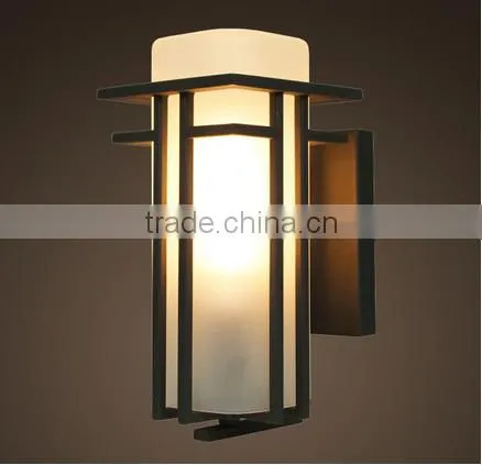 LED fashion indoor and outdoor fixture wall light