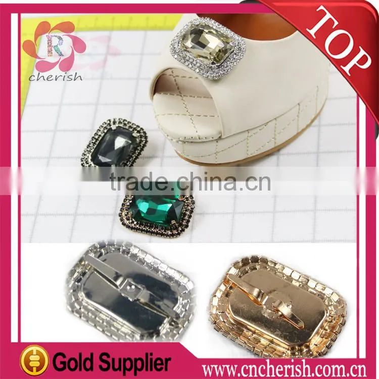 hot sale high quality rhinestone accessories shoe buckles