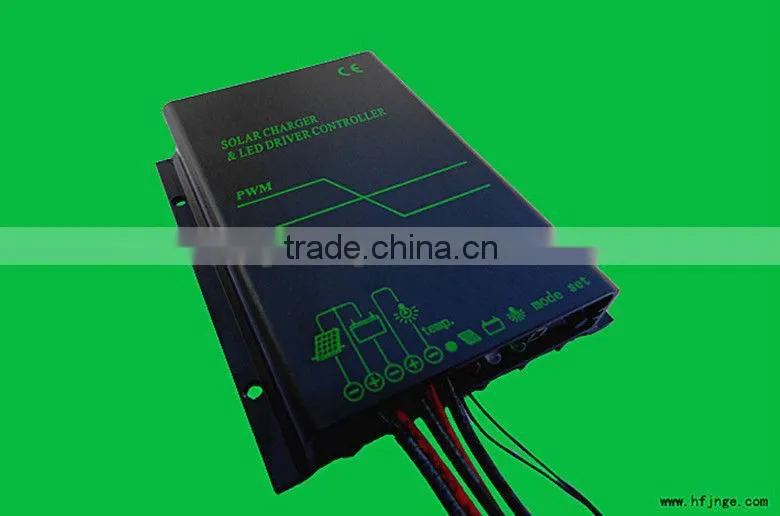 24V 10A water proof solar controller built in LED driver with time and light control function