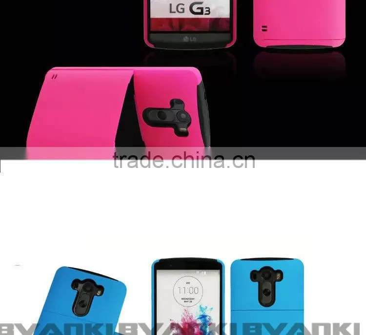 Creative 2 In1 Credit Card Holder Back Case for LG G3 luxury new model mobile phone for LG G3 smartphone accessorie card case