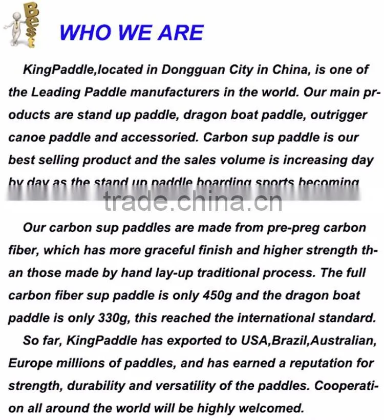 2016 new high quality and light weight greenland carbon fiber paddles