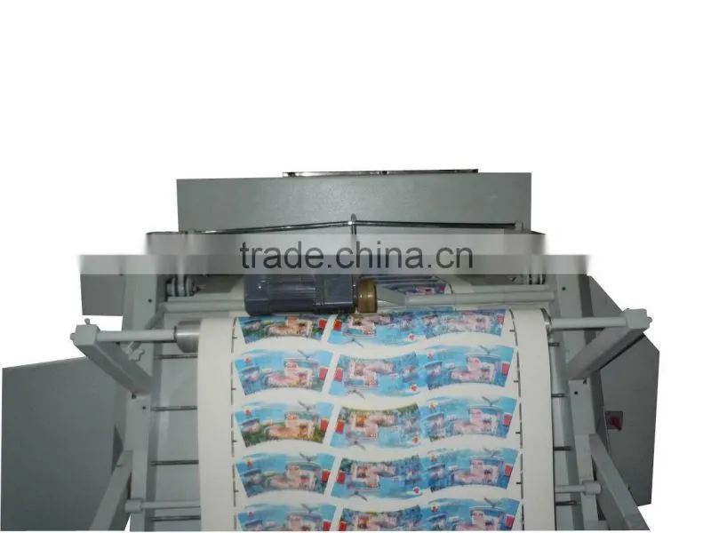 Automatic roll paper punching machine
