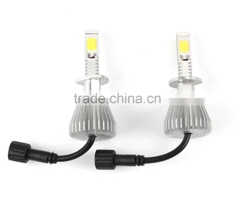 New arrival single lamp 6000k H1 car led headlight 28W 2400LM used in cars