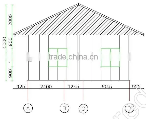 High quality prefabricated steel structure homes mobile modular container house