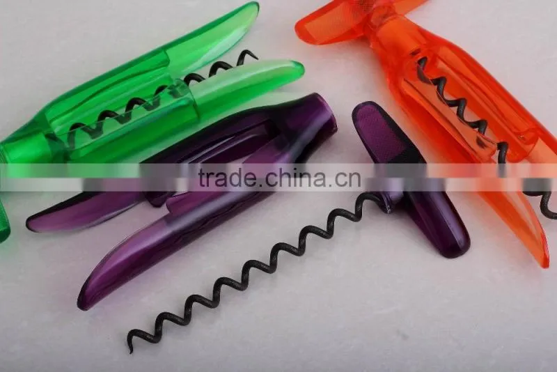 S/S+AS 15.5*7.5*2 Colorful kitchen utensil wine opener/cork screw