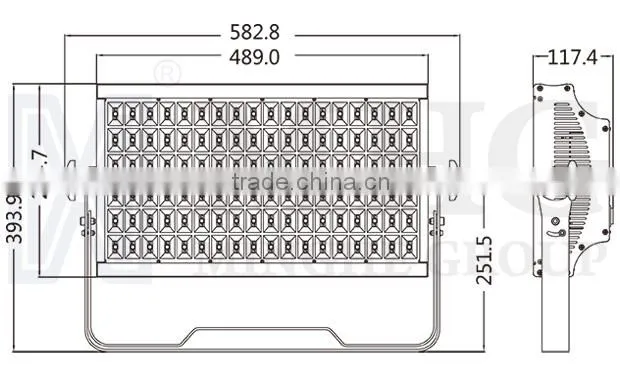 Black Housing LED Digital Soft Panel Light M-L324PR-RGB/RGBW