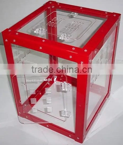 black white clear large birdcage/storage