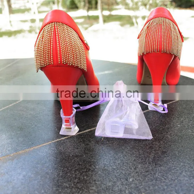 Noise Reduction Plastic High Heel Shoe Cover/ Heel Cover