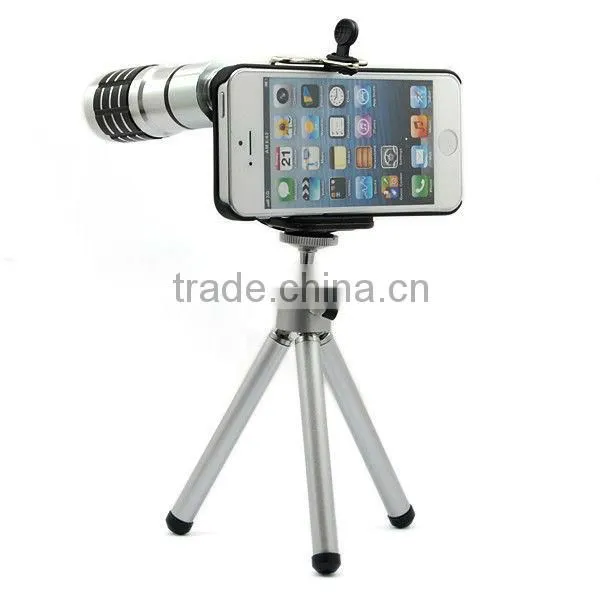 For iphone 4 8X zoom telescopic camera lens with tripod