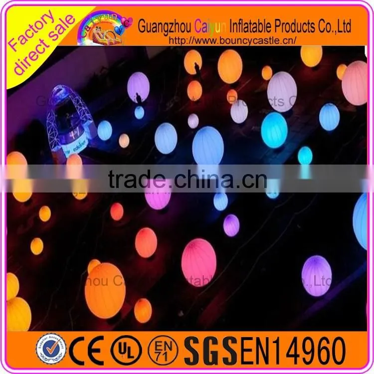 LED inflatable hanging ball/inflatable led balloon factory direct sale