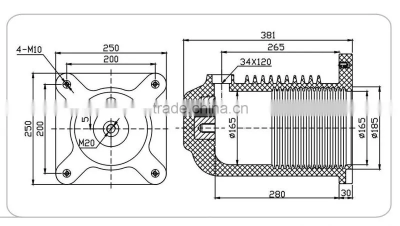 24kV Epoxy Resin Switchgear Contact Box