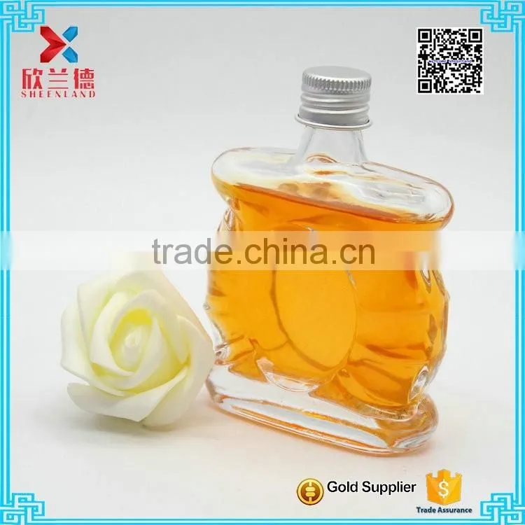 2016 good quality new glass wine bottle/ small glass bottle for sale 60ml