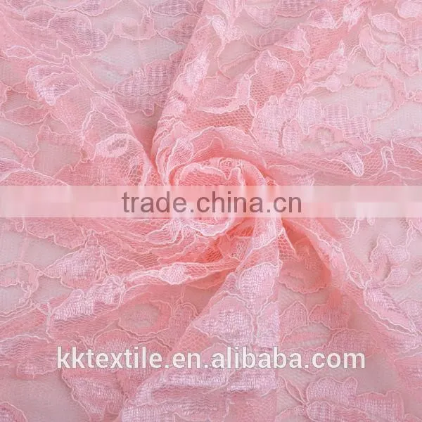 New Arrival Elegant 60% Nylon 40% viscose mesh lace fabric