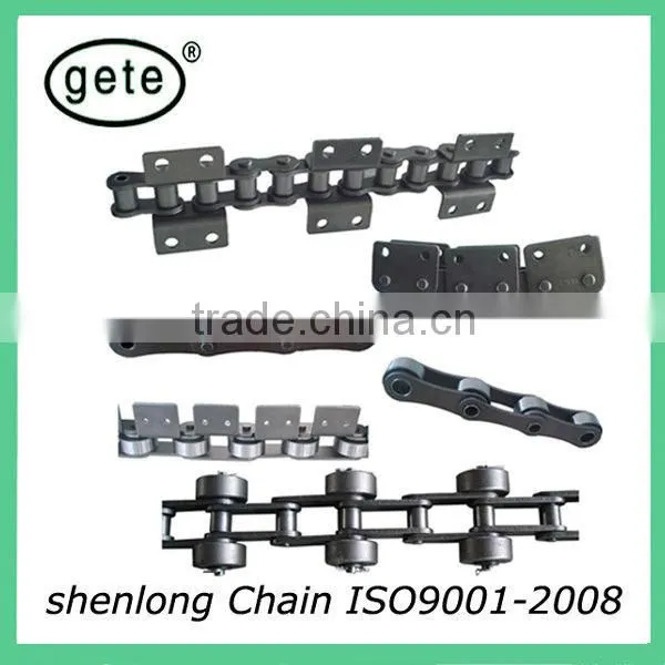 Double pitch conveyor chain