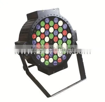 mini led flat par 54pcs 3W RGBW Flat PAR Light, par led light