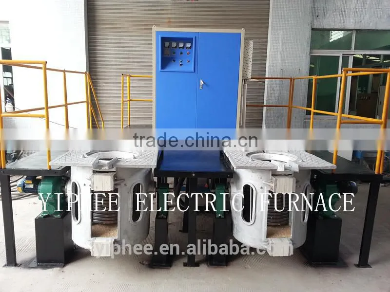 High efficiency low power consumption 600KG Induction melting furnace for sale