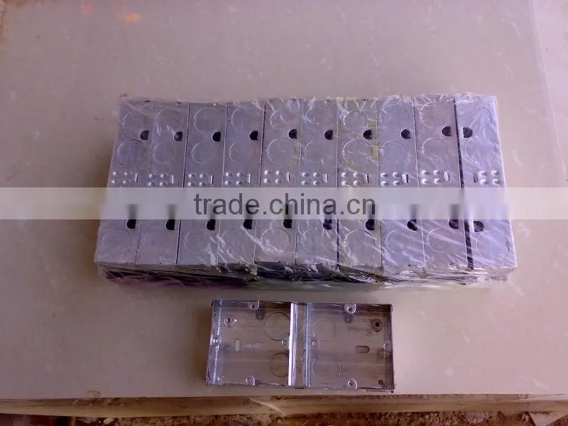 BS4662 3*3 3*6 galvanzed metal box for electricity