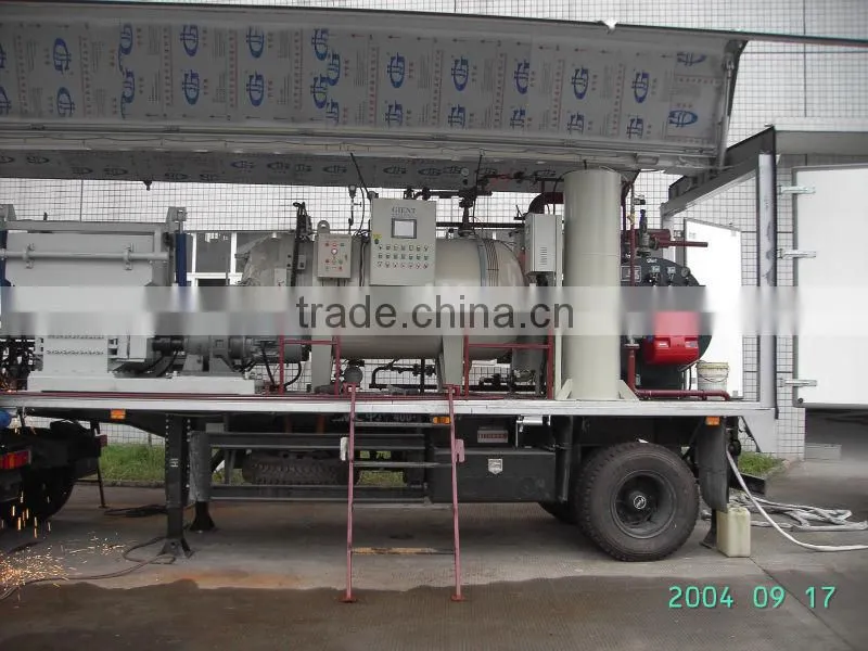 mobile type of hospital waste treatment