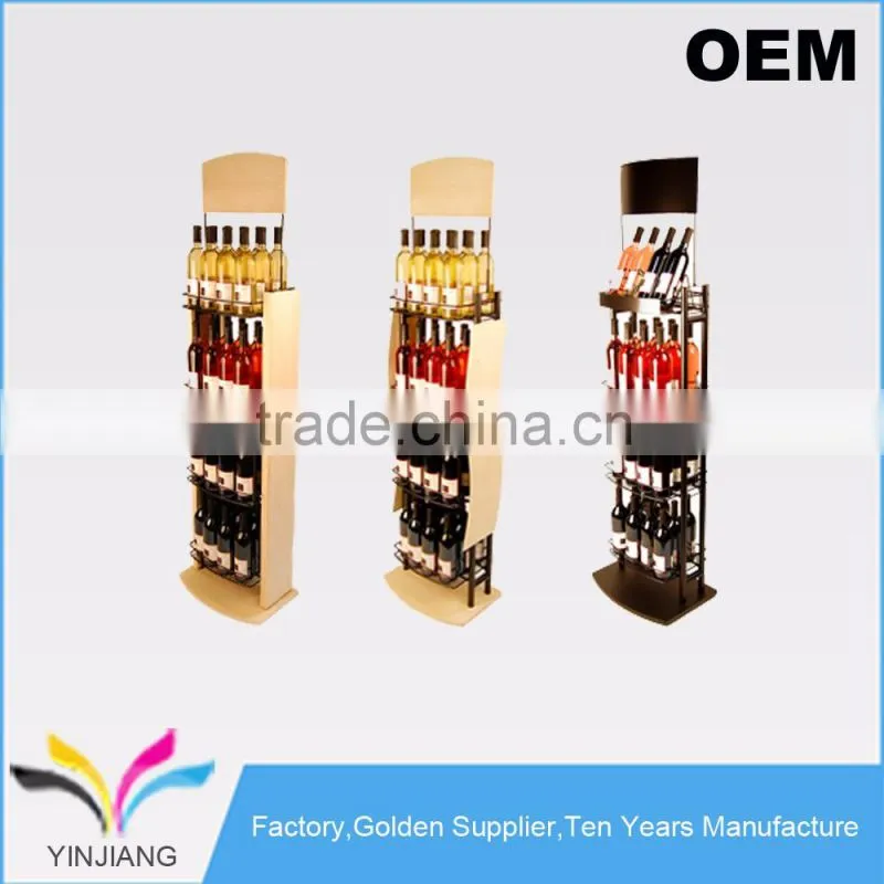 4-Case Wine Tower Displaying Different 48 Bottles Wines In Limited Space