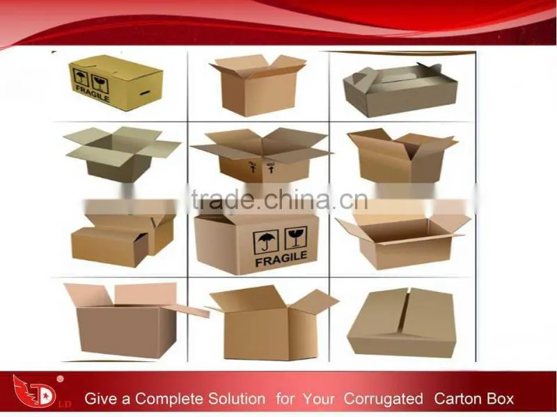 2015 Well-design corrugated carton box for packing electric equipment