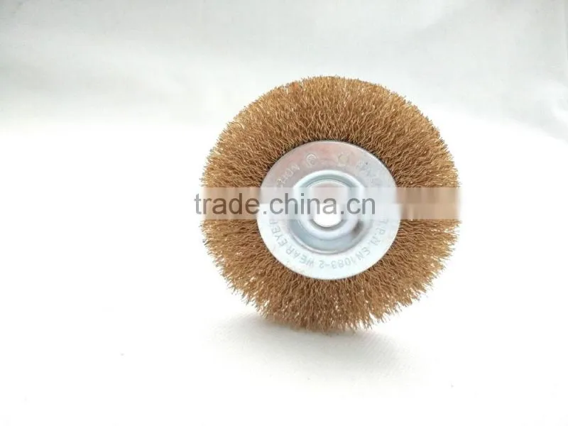 DIY-wheel brushes with arbor hole, diameter 100mm or 4"