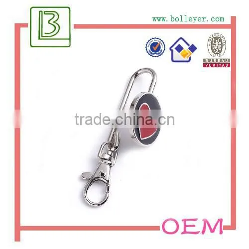 silver metal keychain findings ring
