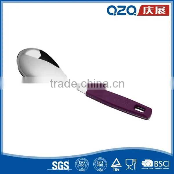 Sanitation non-slip colorful nylon handle stainless steel kitchen accessory