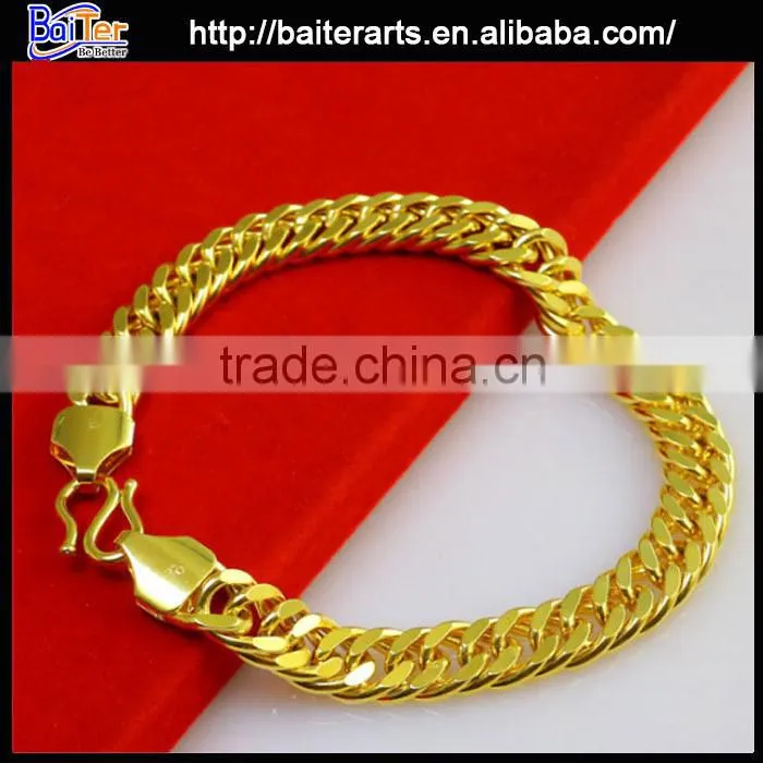 High Quality Color CZ 18K Yellow Gold Plating Bracelet Dubai Gold Jewelry CZ Bracelet Wholesale