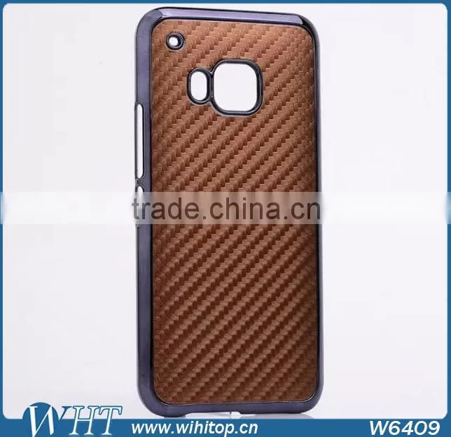 Carbon Fibre Skin & Chronr PC Cover Case for HTC ONE M9