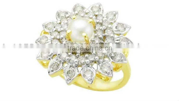 Brilliant Cut Gold Diamond Rings