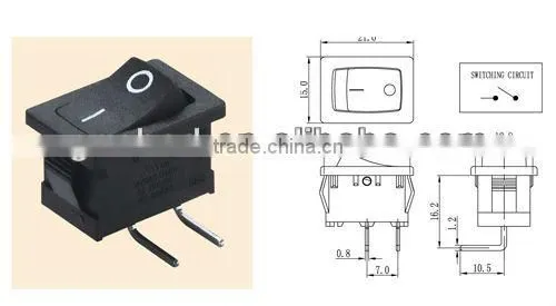 Single Pole Rocket Swtich&15*21 Rocker switch
