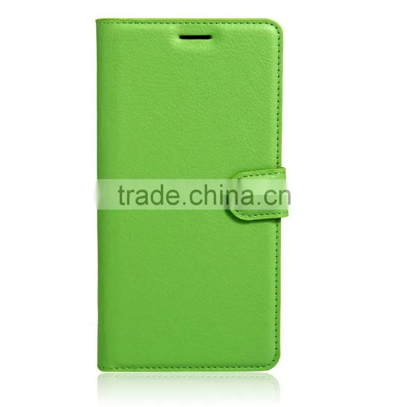 PU Leather Card Case Leather Mobile Back Cover Case For Sony C6