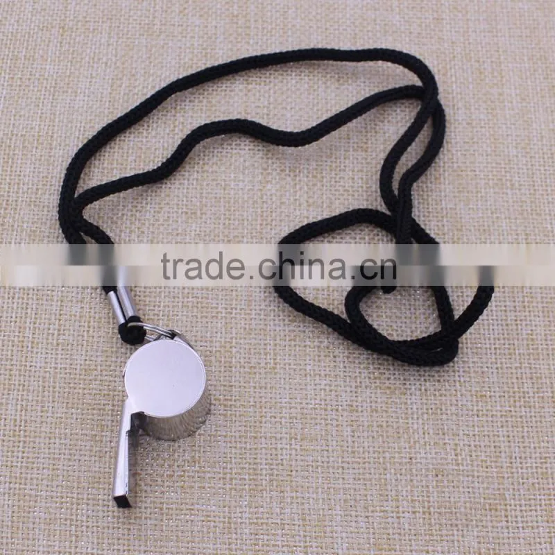 Wholesale cheap custom aluminum whistle keychain