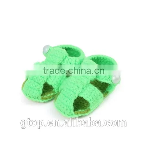 Wholesale Baby Handmade Crochet Shoes Supplier for 1-10 months old S-0038